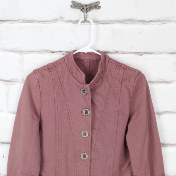 Hard Tail Yoga Fleece Sweatshirt Size ~S-M Purple - Picture 2 of 8